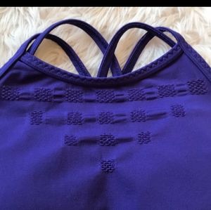 Athleta tank with built in bra. size S.